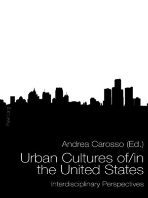 cover image of Urban Cultures of/in the United States
